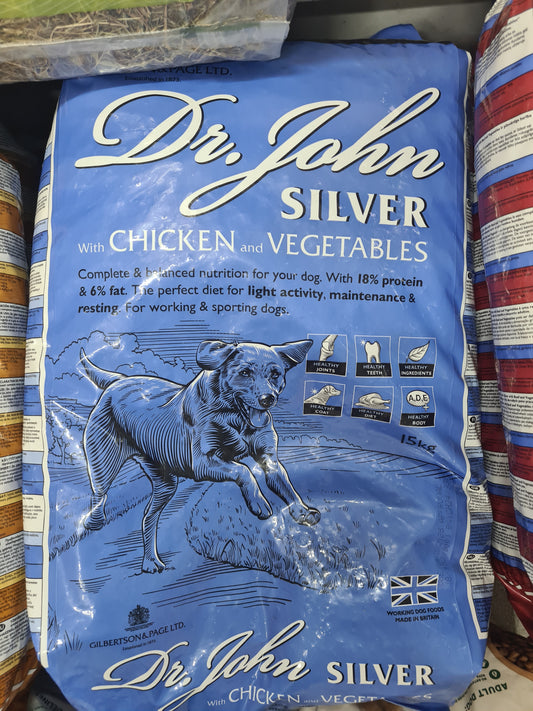 Dr John Silver (chicken&veg)15kg